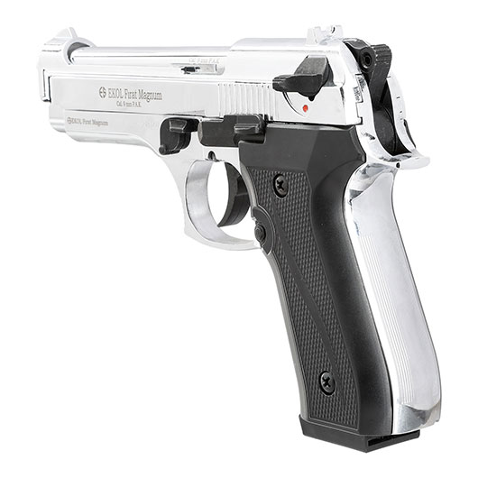 Ekol Firat Magnum Schreckschuss Pistole Kal. 9mm P.A.K. chrom - B-WARE Bild 7
