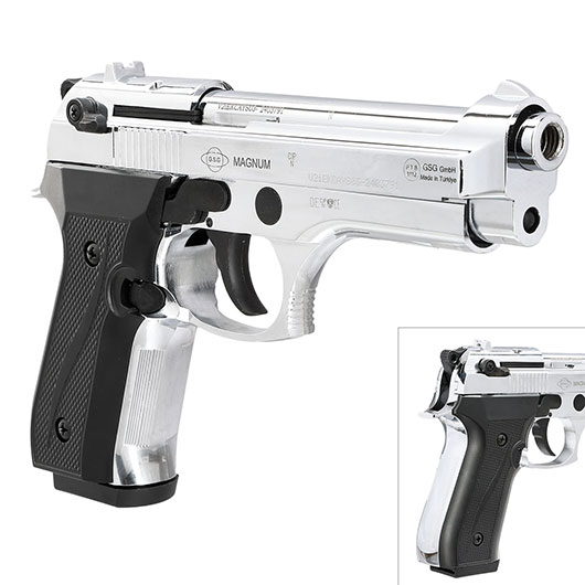 Ekol Firat Magnum Schreckschuss Pistole Kal. 9mm P.A.K. chrom - B-WARE Bild 9