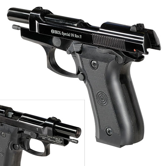Ekol Special 99 Rev. II Schreckschuss Pistole Kal. 9 mm P.A.K. br�niert - B-WARE Bild 8