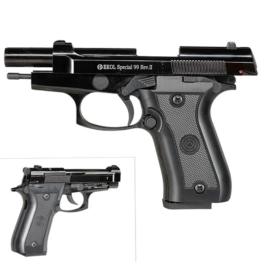 Ekol Special 99 Rev. II Schreckschuss Pistole Kal. 9 mm P.A.K. br�niert - B-WARE Bild 9