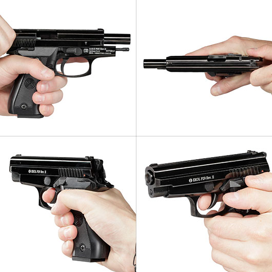 Ekol P29 Rev. II Schreckschuss Pistole Kal. 9 mm P.A.K. br�niert - B-WARE Bild 11