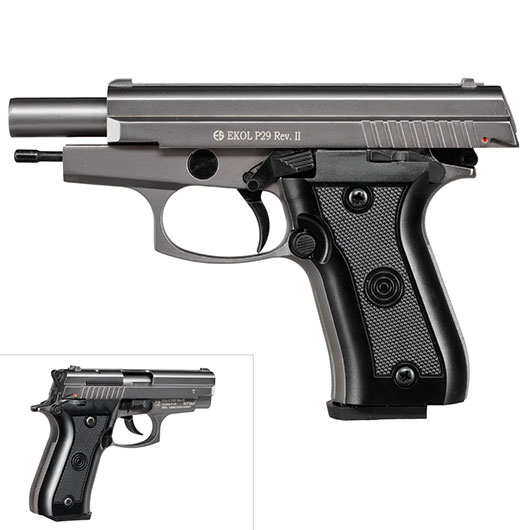 Ekol P29 Rev. II Schreckschuss Pistole Kal. 9 mm P.A.K. titan - B-WARE Bild 9