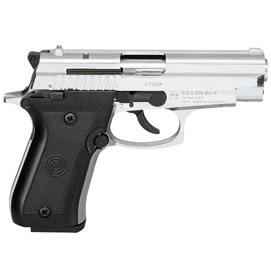 Ekol P29 Rev. II Schreckschuss Pistole Kal. 9 mm P.A.K. verchromt - B-WARE Bild 3