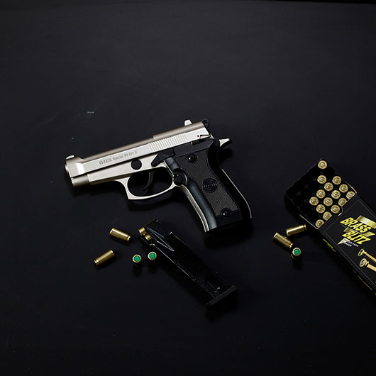 Ekol Special 99 Rev. II Schreckschuss Pistole Kal. 9 mm P.A.K. vernickelt - B-WARE Bild 1