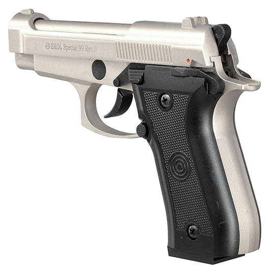 Ekol Special 99 Rev. II Schreckschuss Pistole Kal. 9 mm P.A.K. vernickelt - B-WARE Bild 7