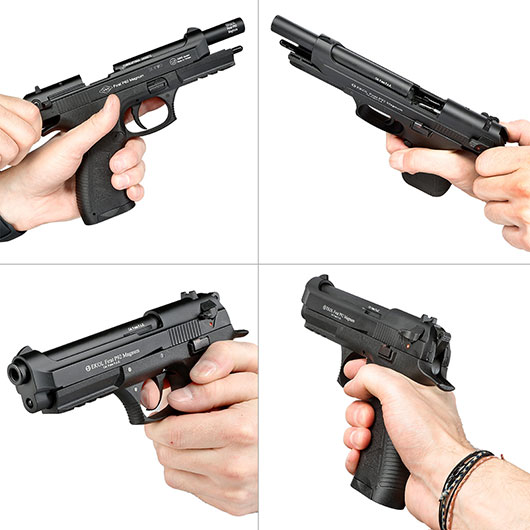 Ekol P92 Magnum Schreckschuss Pistole Kal. 9mm P.A.K. br�niert - B-WARE Bild 11