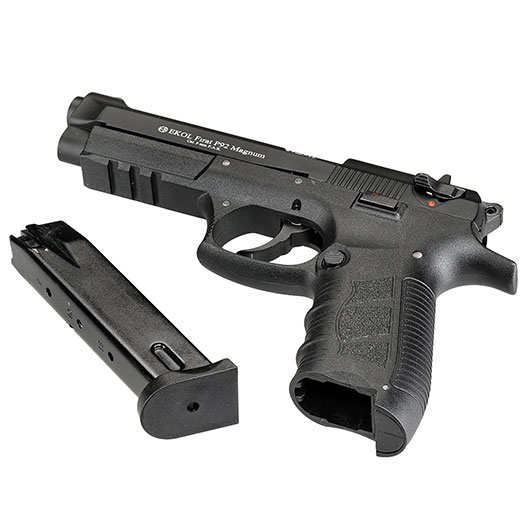 Ekol P92 Magnum Schreckschuss Pistole Kal. 9mm P.A.K. br�niert - B-WARE Bild 6