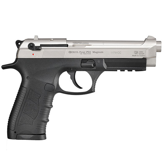 Ekol P92 Magnum Schreckschuss Pistole Kal. 9mm P.A.K. nickel - B-WARE Bild 3