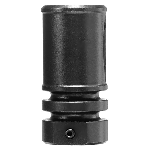 ICS M4 / M16 Birdcage Stahl Flash-Hider schwarz 14mm- Bild 3