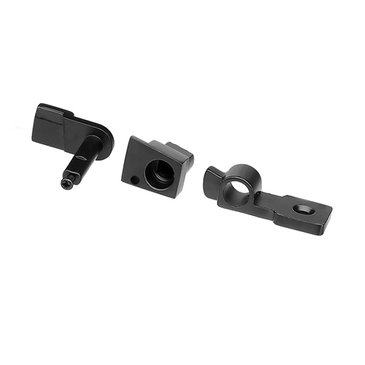 ICS MX5 Aluminium Magazin Catch / Magazine Release Button Set schwarz MP-03