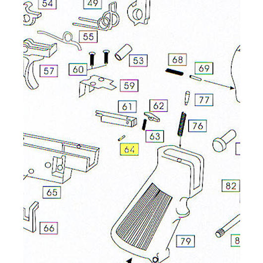 Wei-ETech M4 Part #064 Valve Hammer Pin