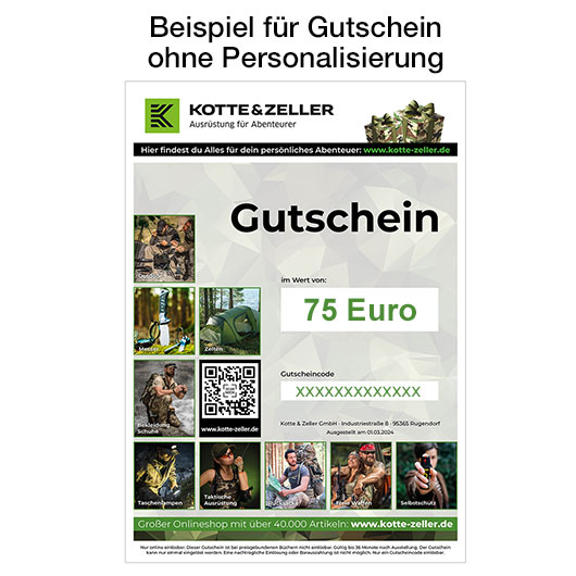 Geschenkgutschein 75 Euro - auf Wunsch personalisierbar Bild 2