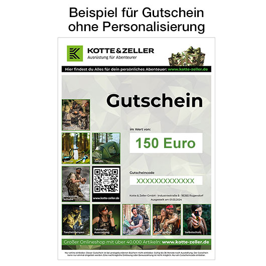 Geschenkgutschein 150 Euro - auf Wunsch personalisierbar Bild 2