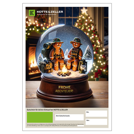 Geschenkgutschein zum Ausdrucken Weihnachtsmotiv Frohe Weihnachtswelt