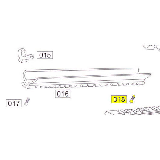 Wei-ETech SOCOM Part #018 Underbarrel Fixing Screw B