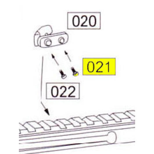 Wei-ETech SOCOM Part #021 Receiver Part Screw A