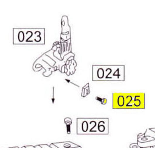 Wei-ETech SOCOM Part #025 Screw For Rear Sight