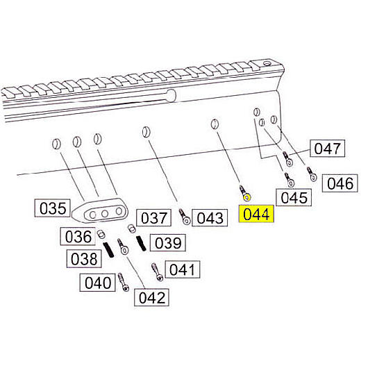 Wei-ETech SOCOM Part #044 Receiver Screw B