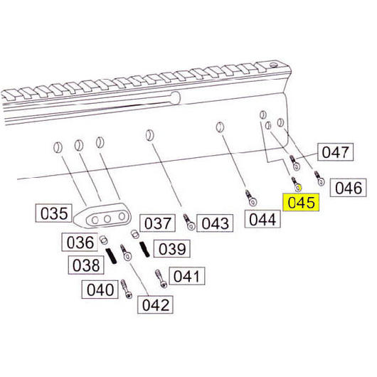 Wei-ETech SOCOM Part #045 Receiver Screw C