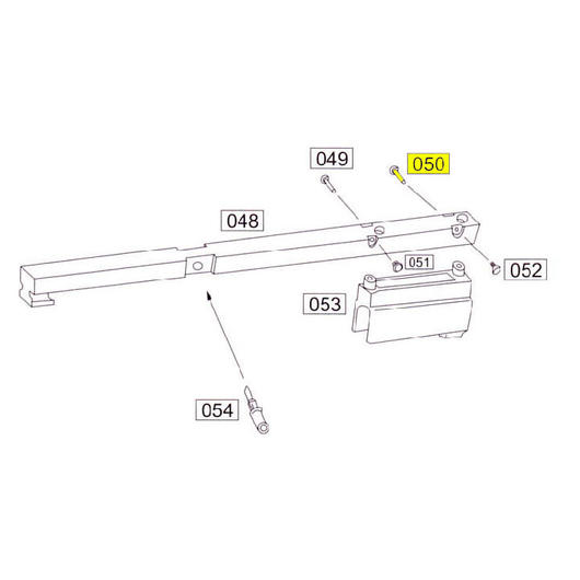 Wei-ETech SOCOM Part #050 Bolt Fixing Pins B