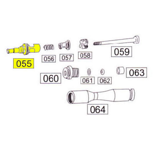 Wei-ETech SOCOM Part Nr.055 Valve Body for CO2