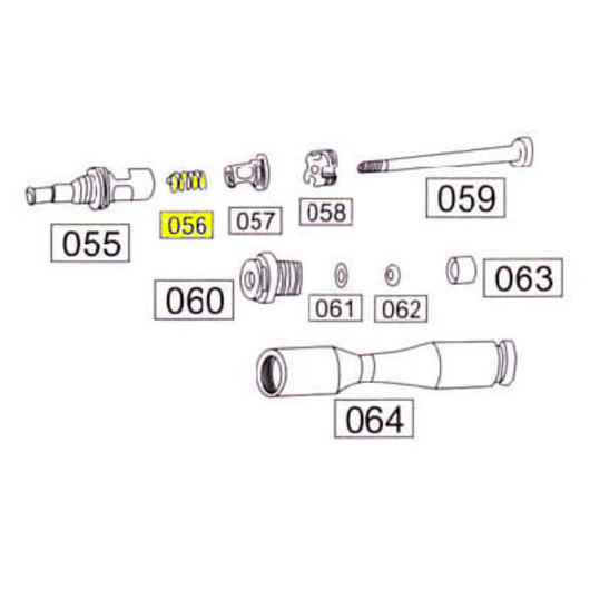 Wei-ETech SOCOM Part Nr.056 Valve Spring