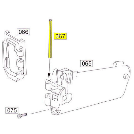 Wei-ETech SOCOM Part Nr.067 Folding Stock Pin