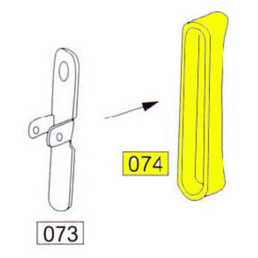 Wei-ETech SOCOM Part #074 Stock Rubber End Plate